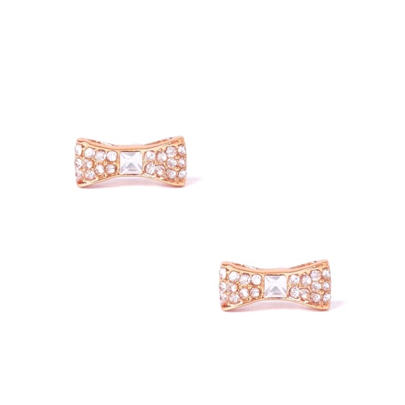 kate spade Jewelry - Katespade- Bow Studs Earrings (Rose Gold)